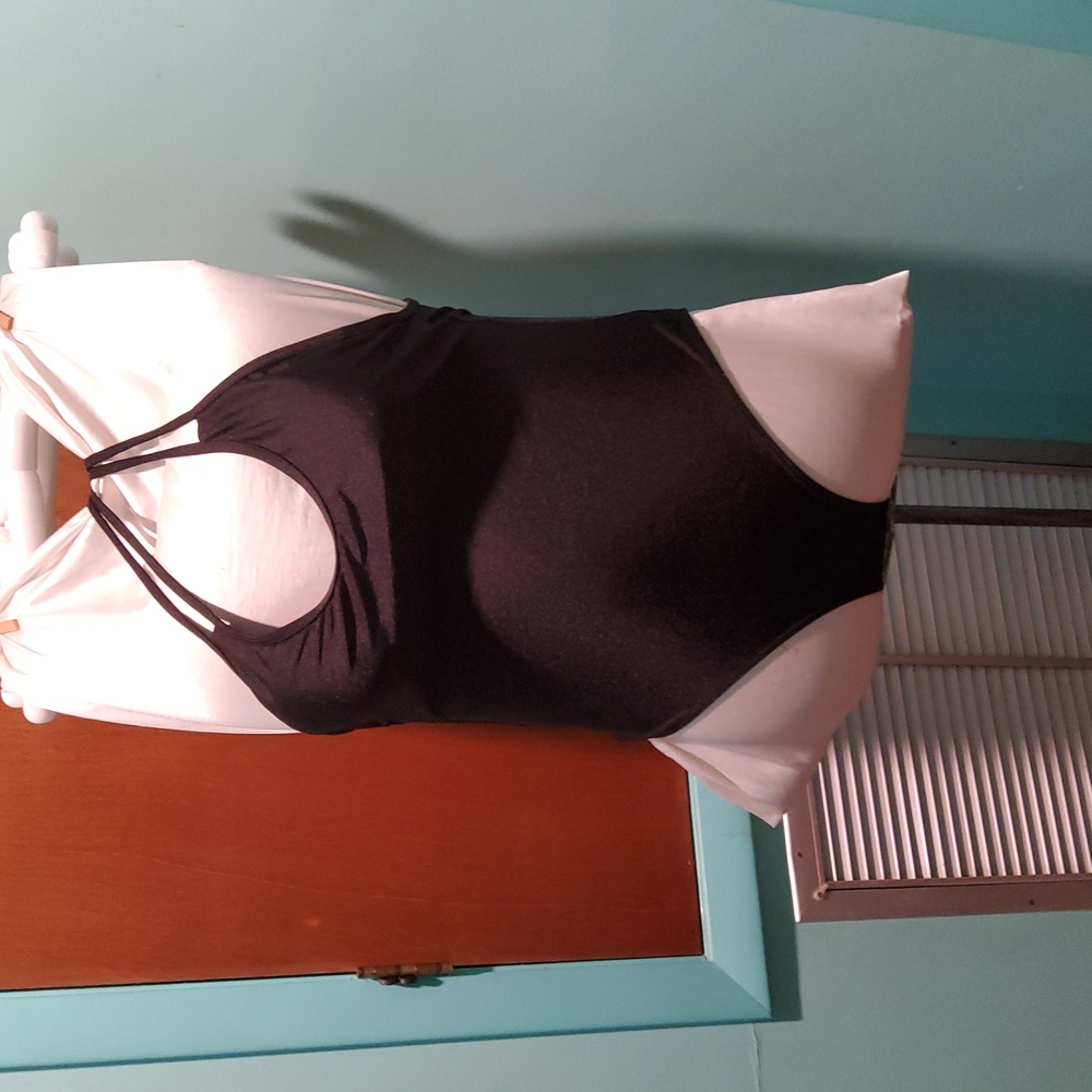 Cross Back Straps Swim Suit